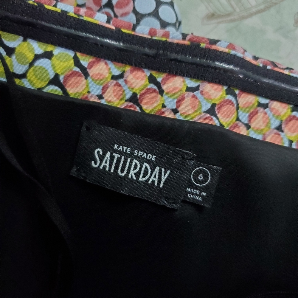 Kate Spade Saturday Strapless Pattern Dress - Picture 6 of 7